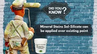 Stain on Paint? : Apply Mineral Stains Sol-Silicate Over Brick and Masonry Painted Surfaces! 🧱