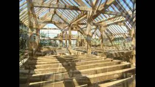 'Abrahams' Oak Frame Raising By Westwind Oak Buildings Ltd