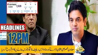 Usman Dar Starts Working PM&rsquo;s Corona Relief Tiger Force | News Headlines | 12 PM | 29 March 2020