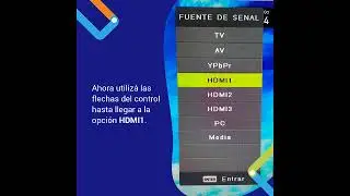 Configuraci&oacute;n HDMI1