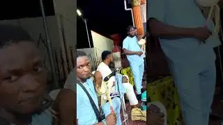 Proverb groove on talking drum with Kaysliky on stage.