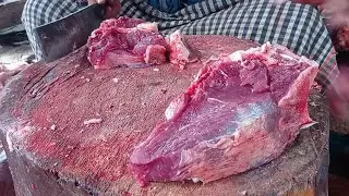 Amazing meat cutting, Meat cutting video, Fast meat cutting, Butcher cuts of beef in meat market