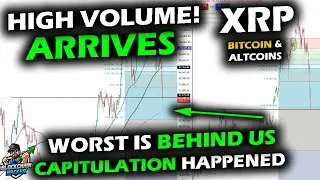 High Volume CAPITULATION Happened for XRP Price Chart, Bitcoin and Altcoin Market, Worst Behind Us