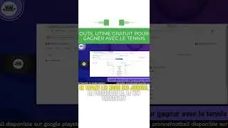 Outil gratuit ultime pour parier et gagner sur le tennis