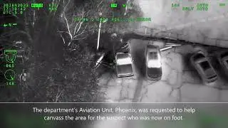 APD Aviation Unit Assist Zone 3 Officers in Tracking Down Suspect Who Fled Traffic Stop