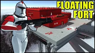 Rhen Var Republic Floating Fortress! - Ravenfield: Star Wars Mod Battle Simulator