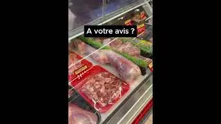 Une JAMBE HUMAINE chez le boucher ?! 😱 (illusion ou pas) #dr&ocirc;le #shorts #WTF #choc #insolite