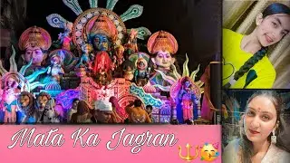 Mata Ka Jagran 🥳 2k25  Ganesh Chaturthi.....    ##bebonhariya      