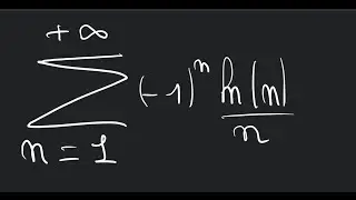 Exercice - Calcul d'une s&eacute;rie altern&eacute;e