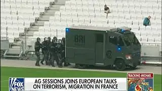 Jeff Sessions In Europe For Security Meeting About Migration & Violence