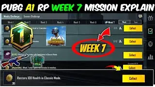 Season c4s12 A1 week 7 mission explain)Pubg Mobile rp mission | Bgmi week mission explain