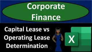 Capital Lease vs Operating Lease Determination 1630
