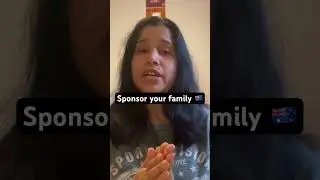You can sponsor your family if you have 482 work visa of Australia #workvisa