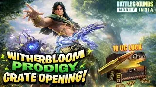 BGMI NEW witherbloom prodigy  Create opening // 10 UC LUCK OR WHAT?? 🚀🔥