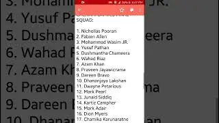 Abu Dhabi T10 League 2021.All Teams Full And Final Squad.🏏