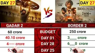 Border 2 movie day 27 collection|Border 2 business|Gadar 2|Sunny deol|Varun Dhawan| topalways 