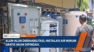 NGAWI - Alun Alun Direhab, Instalasi Air Minum Gratis Bakal Dipindah
