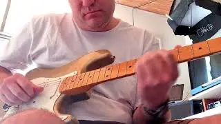 Fender Gold Strat at home (May 2025)