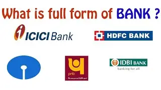 The full form of all bank name in India