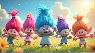 Trolls 5 Minutes Stretch and Flex - Kids Healthy Song