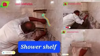 Installing ceramic tiles in Bathroom | tile technique 
