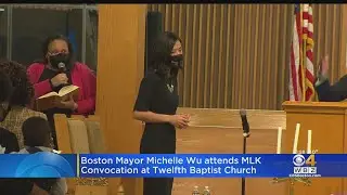 Mayor Michelle Wu Attends MLK Convocation At Twelfth Baptist Church