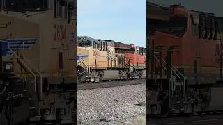 UP Intermodal Train 2634 Loaded & Moving Westbound #trainspotting #unionpacific #railways