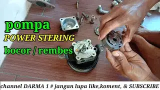 Service pompa power stering bocor/rembes di nissan xtrail