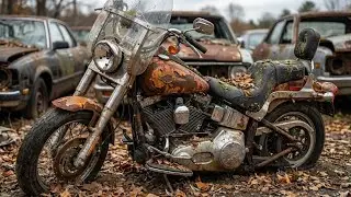 I Bought a Burned 1998 Harley FXST and Restored It to Like New