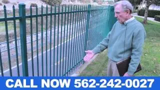 Iron Apartment Fencing Installation Orange County CA (562) 242-0027