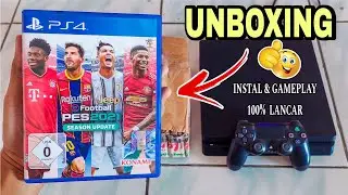 UNBOXING BD PES 2021 BISA UNTUK PS4 PS5 !!! INSTAL & GAMEPLAY 100% LANCAR !!!