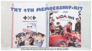 ✨ unboxing txt official fanclub moa membership kit 2023 | 4th ver fast + curious photocards + merch