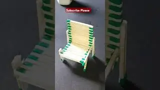 diy chair || matchstick chair || diy #shorts