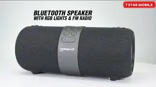 VolkanoX Python Series Bluetooth Speaker &ndash; Playback Time 3-6 hrs Battery 3600mAh Charge Time 4 hrs