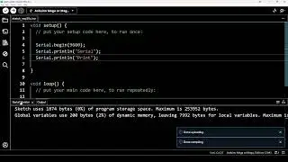 Arduino 101 Write to Serial Monitor