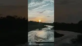 #sunset #river