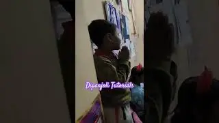 #Dipanjoli tutorials prayer #One by one student #First standard #education #dedication
