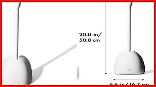 OXO Good Grips Toilet Plunger With Cover: Clean, Compact, and Effective