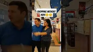 Relatable??|Shopping with kids👶😜 Mission- impossible🤯🤯|#couplegoals #trending #viral  #kids #wife