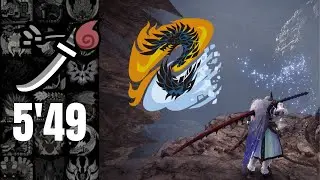 [MHW:IB/PS4] Alatreon | Dawn of the Death Star | LS/太刀 | Solo | 5'49