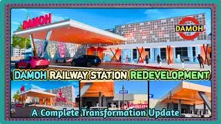 DAMOH RAILWAY STATION 🧡 REDEVELOPMENT || A COMPLETE TRANSFORMATION UPDATE || @Indianvlogsvinod