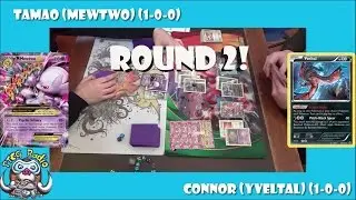 Pok&eacute;mon TCG Sutton - R2: Mega Mewtwo vs Yveltal (Thrilling Game!)