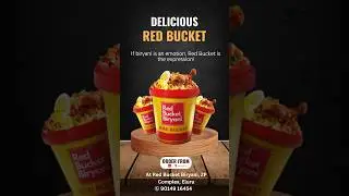 red bucket biryani.....#foodie #eluru #redbucket #elururedbucket #biryani #elurufoodies #elurufood