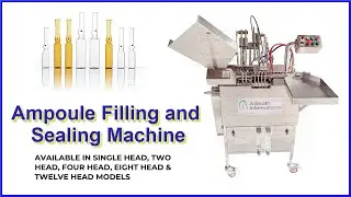 Two Head Ampoule Filling Machine, 2 Head Ampoule Filler