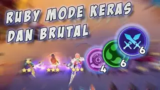 Ruby Yuki 3 Memang Sadis !?! 6 Ele 6 Assasin Libas Semua Musuh Yang Ada || Magic chess mobile legend