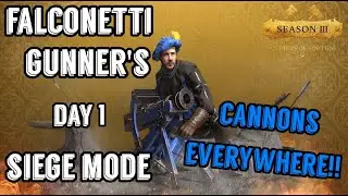Conquerors Blade Season 3 Siege: Attack on Allenburg (Falconetti Gunners EVERYWHERE!)