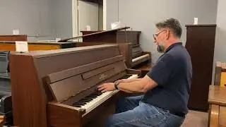 Jamie Playing On Our Yamaha Upright Model Eterna