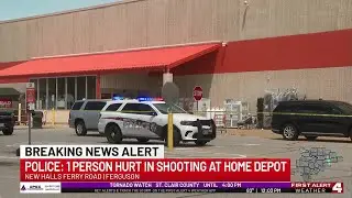 1 person injured in shooting at Home Depot in north St. Louis County