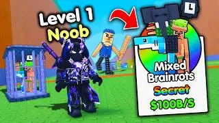 Starting Over as NOOB with OP SECRET in Escape Guards to Save Brainrots! (Roblox)