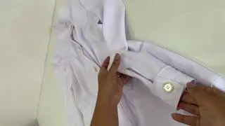 Como fazer marcação da casa de botão para M jaleco